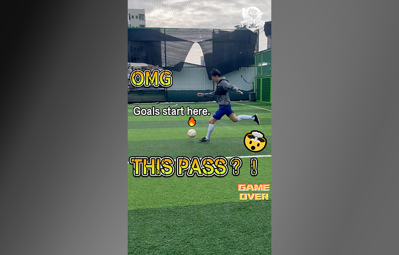 soccer passing timing