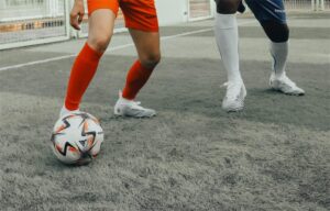 league match machine-stitched football